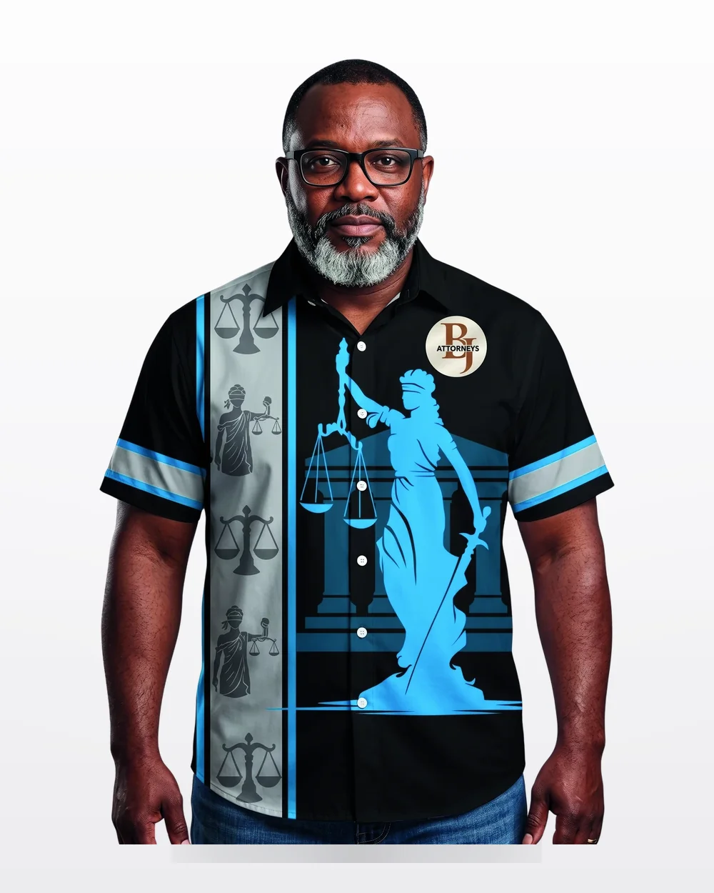 Custom Corporate Camp Shirt — Full Panel Print